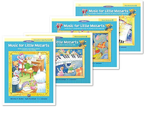 New Music for Little Mozarts Level 3: 4 Books Set