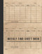 Weekly Time Sheet Book: Simple time sheet for employees. Time sheet