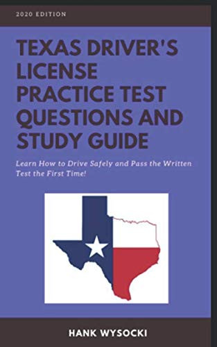 Texas Driver's License Practice Test Questions and Study Guide
