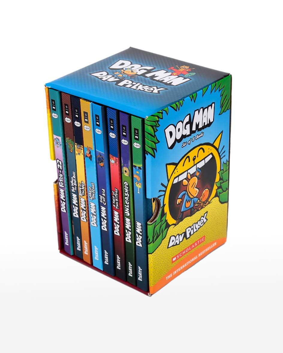 Dog Man Books Series 1-8 by Dav Pilkey - American Book Warehouse