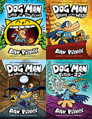 Dog Man Books Series 5-8