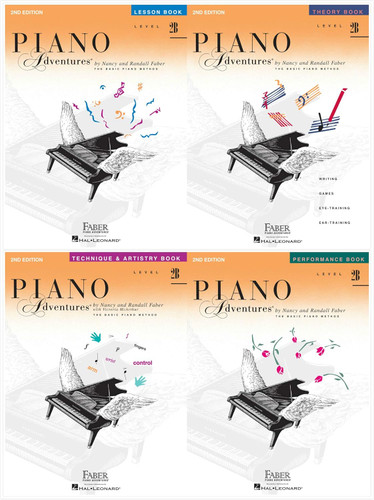 NEW Faber Piano Adventures Level 2B Set