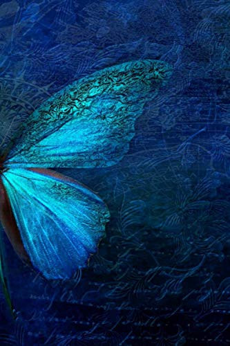 Butterfly Journal: Blue Butterfly Journal for Women to Write In - 6x9