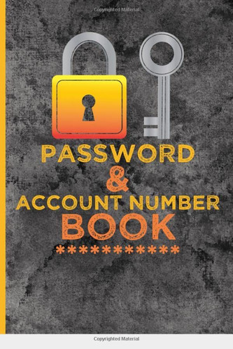 Password & Account Number Book