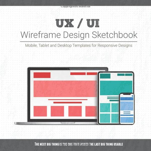 UX / UI Wireframe Design Sketchbook