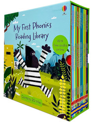 Usborne My First Phonics Reading Library 20 Books Collection Box Set