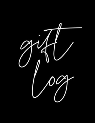 Gift log: Modern gift tracker registry for wedding baby shower
