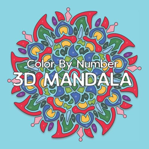 3D MANDALA Color By Number