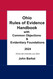 Ohio Rules of Evidence Handbook with Common Objections & Evidentiary