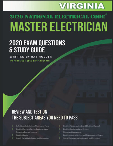 Virginia 2020 Master Electrician Exam Study Guide and Questions