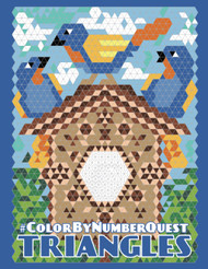Color By Number Quest: TRIANGLES (Color Quest Color By Number)
