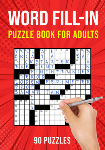 Word Fill-In Puzzle Books for Adults