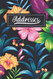 Addresses: Pretty Floral Design With 280+ Entries Pocket or Purse