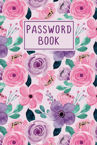 Password Book with Alphabetical tabs large print