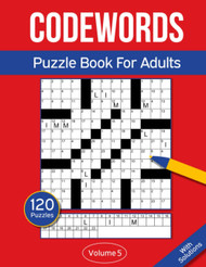 Codewords Puzzle Book For Adults: Code Breaker Puzzle Book With 120