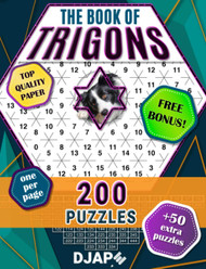 The Book of Trigons: 200 puzzles top quality paper one per page free
