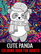 Cute Panda Coloring Book for Adults