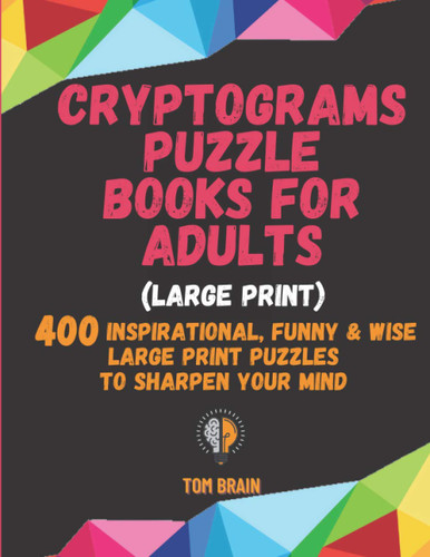 Cryptograms Puzzle Books for Adults