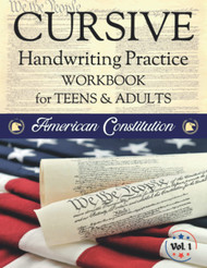 Cursive Handwriting Practice Workbook for Teens and Adults With the