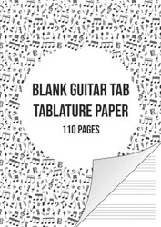 Blank Guitar Tab Manuscript Paper