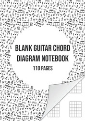 Blank Guitar Chord Diagram Notebook