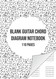 Blank Guitar Chord Diagram Notebook