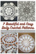 7 Beautiful and Easy Doily Crochet Patterns: Simple Crochet Doily for