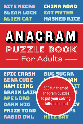 Anagram Puzzle Book for Adults