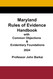 Maryland Rules of Evidence Handbook with Common Objections &