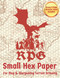 RPG Small Hex Paper For Map & Wargaming Terrain Drawing