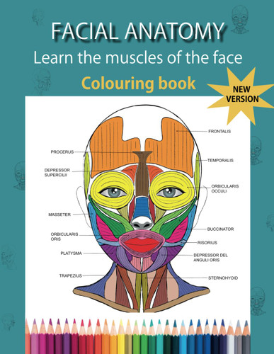 FACIAL ANATOMY: Colouring book