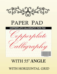 ASK Copperplate Calligraphy Paper Pad with 55 degree Slant Angle