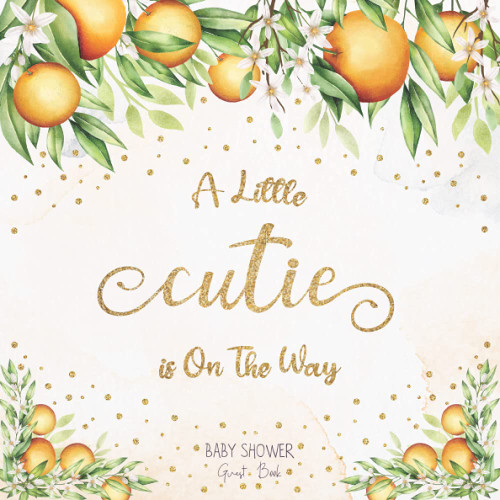 A Little Cutie Is On The Way! Baby Shower Guest Book