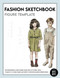 Kids Fashion Sketchbook Figure Template