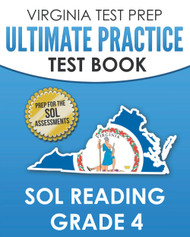 Virginia Test Prep Ultimate Practice Test Book Sol Reading Grade 4