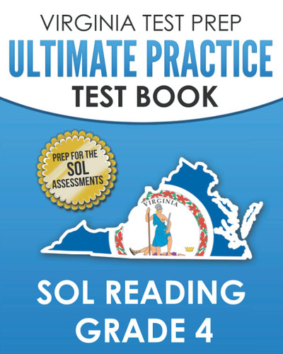 Virginia Test Prep Ultimate Practice Test Book Sol Reading Grade 4