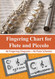 Fingering Chart for Flute and Piccolo: 46 Fingering Diagrams + 46