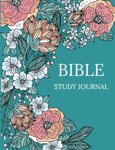 Bible Study Journal: Scripture Notes Bible Study Notebook - A