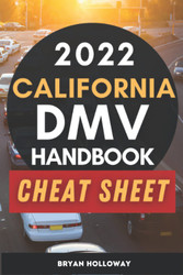2022 California DMV Handbook Cheat Sheet