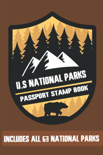 U.S National Parks Passport Stamp Book Includes All 63 National Parks