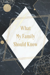 What My Family Should Know Record Book