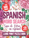 Spanish Word Search Large Print