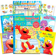 Sesame Street Elmo Potty Training Book Set For Toddlers Bundle with