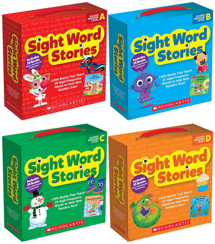 NEW RELEASE! Scholastic Sight Word Stories Guided Reading Books Set