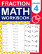 Math Fraction Workbook For Grades 4