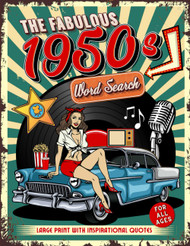 The Fabulous 1950s Word Search Large Print with Inspirational