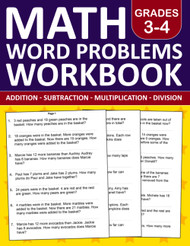Math Word Problems Workbook For Grades 3-4 - Edition Subtraction