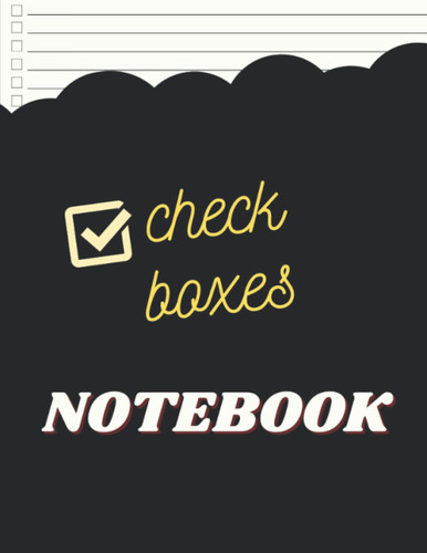 Notebook with Check Boxes: To Do List Notebook Daily Undated Planner