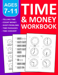Time and Money Workbook For ages 7-11