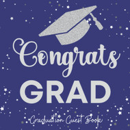 Graduation Guest Book Congrats Grad
